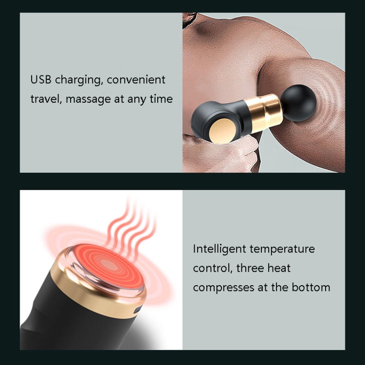 Mini Fascia Gun Small LCD Screen Muscle Massager