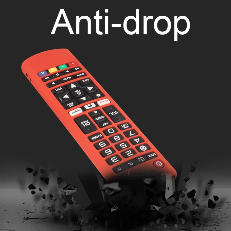 Y14 Remote Silicone Protective Case With Lanyard For LG AKB75095307/74915305/75375604