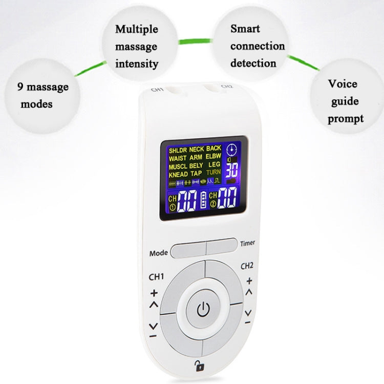 100B 12-mode Digital Meridian Physiotherapy Instrument Electronic Acupoint Pulse Acupuncture Massager