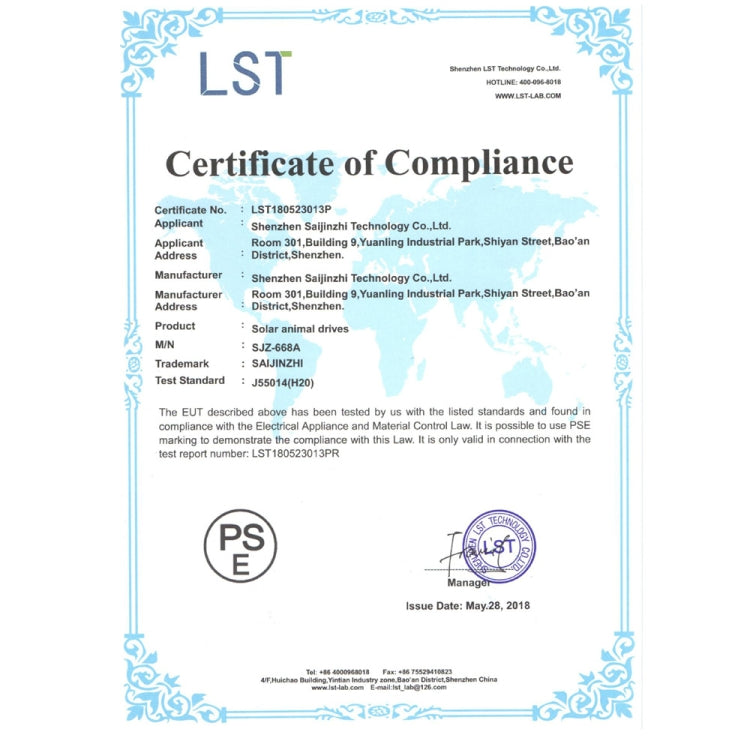 119A Outdoor Solar Ultrasonic Insect Repellent Animal Repellent