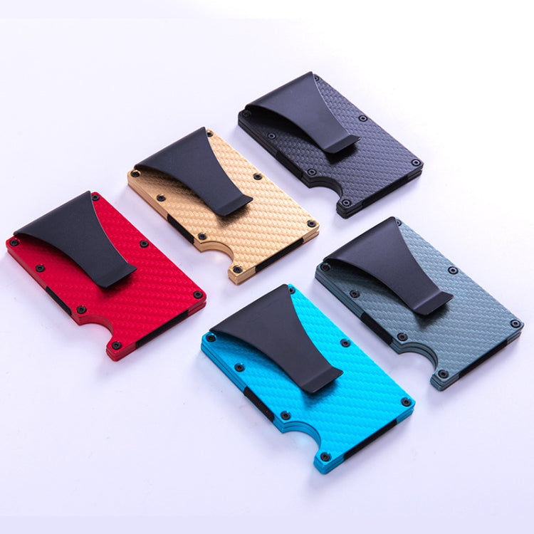 Carbon Fiber Wallet Metal RFID Bank Card Holder