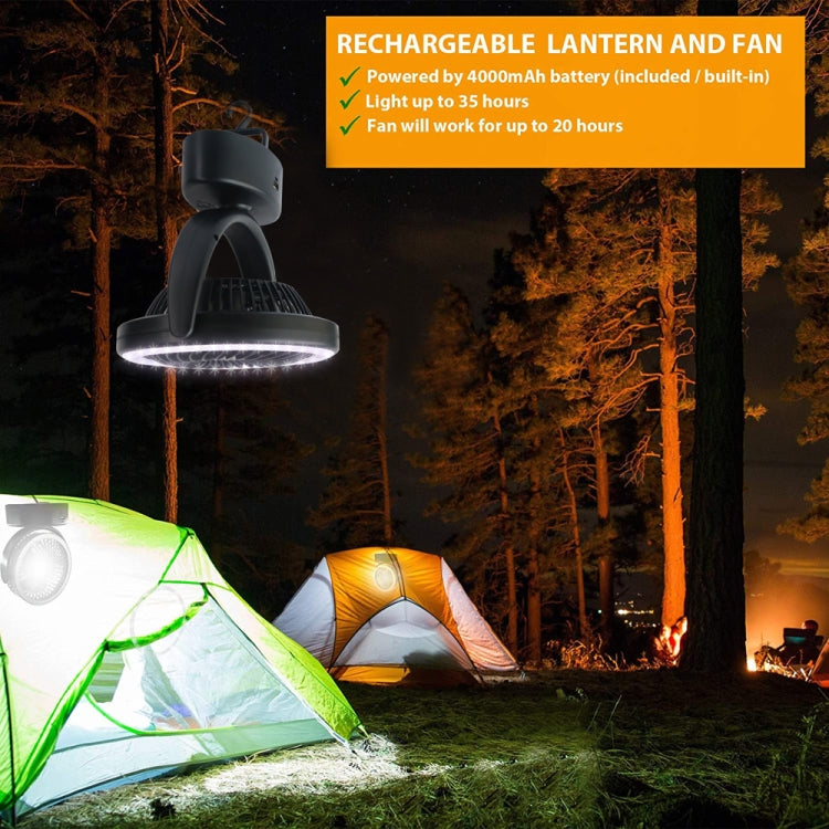 YQ-8004 USB Charging Outdoor Wild Camp Fan Multifunction Camping Tent LED Fan