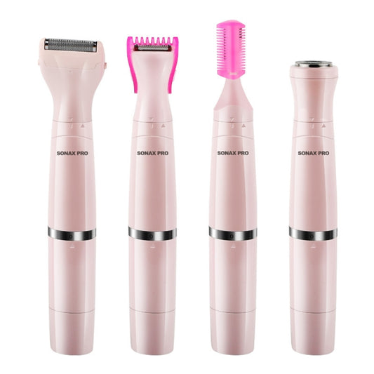 SONAX PRO SN-8933 4 In 1 Electric Women Shaver Multi-Function USB Charge Scraping Knife Hair Removal Device