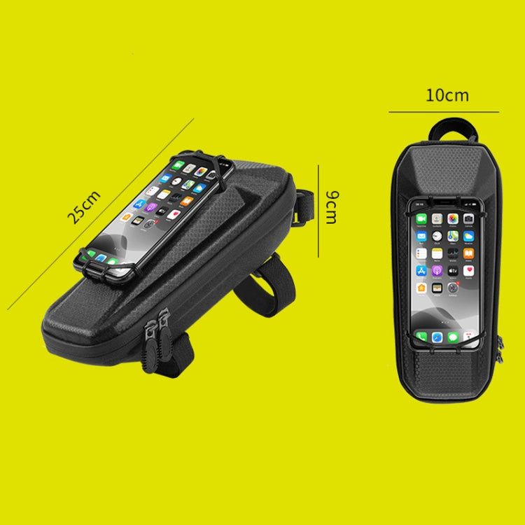 WEST BIKING YP0707263 Bicycle Outdoor Front Beam Bag EVA Hard Shell Phone Bag