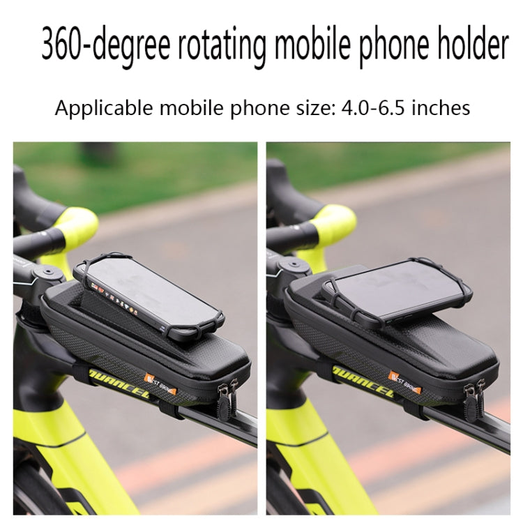 WEST BIKING YP0707263 Bicycle Outdoor Front Beam Bag EVA Hard Shell Phone Bag
