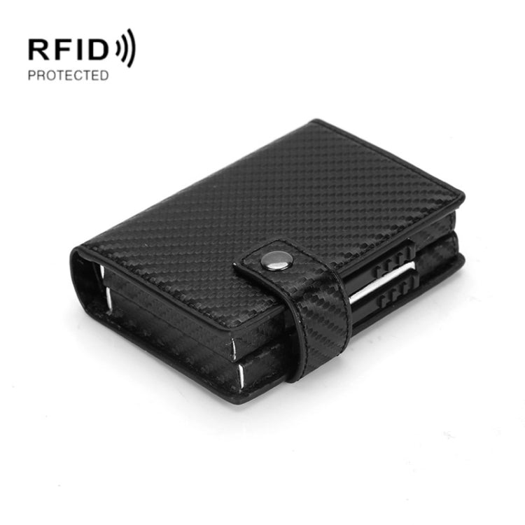 Dual Card Aluminum Alloy Card Box RFID Anti-Theft Wallet