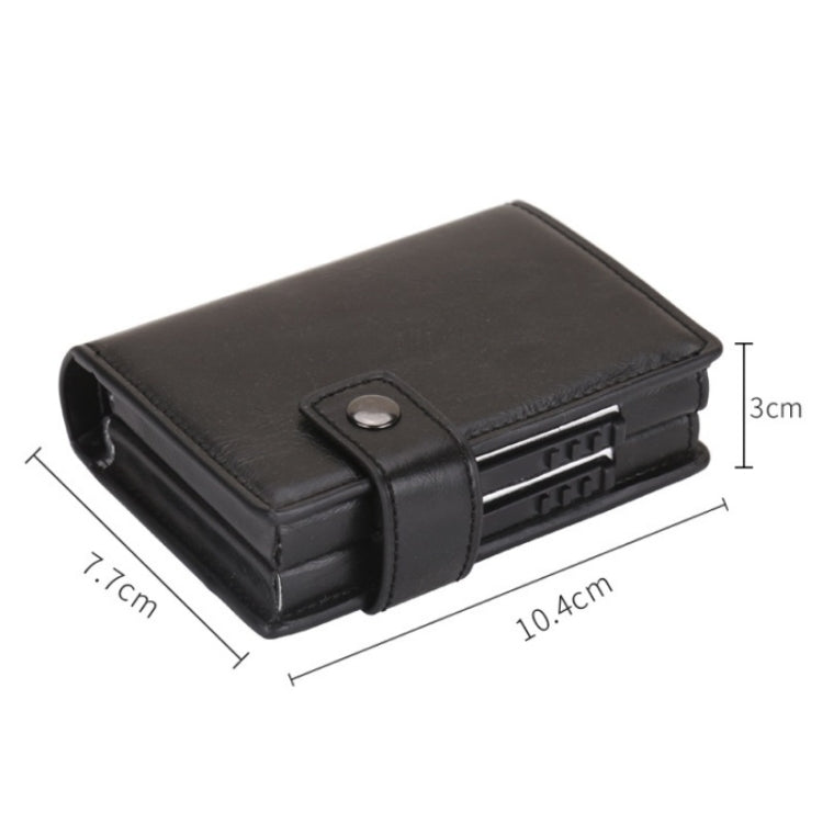 Dual Card Aluminum Alloy Card Box RFID Anti-Theft Wallet