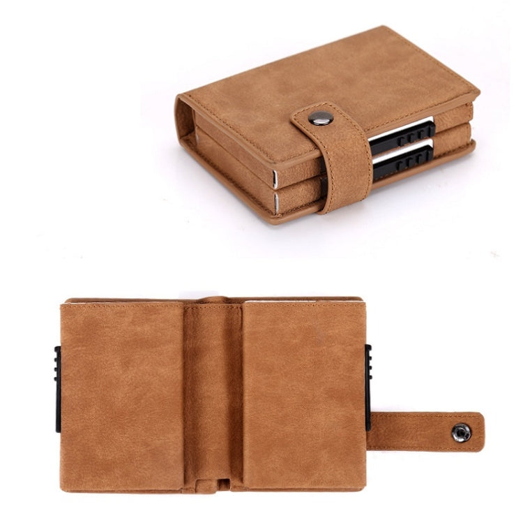 Dual Card Aluminum Alloy Card Box RFID Anti-Theft Wallet