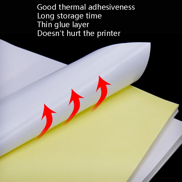 100 Sheets A4 Non-Adhesive Print Paper Blank Writing Adhesive Laser Inkjet Print Label Paper