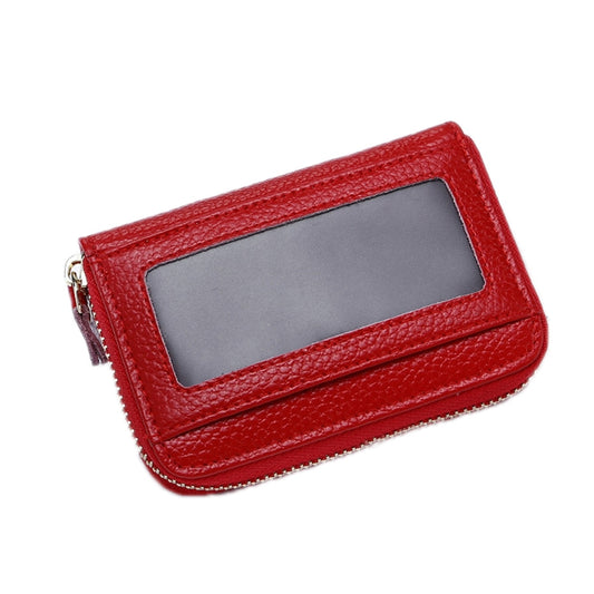 Business Multi-Position Zipper Organ Card Holder