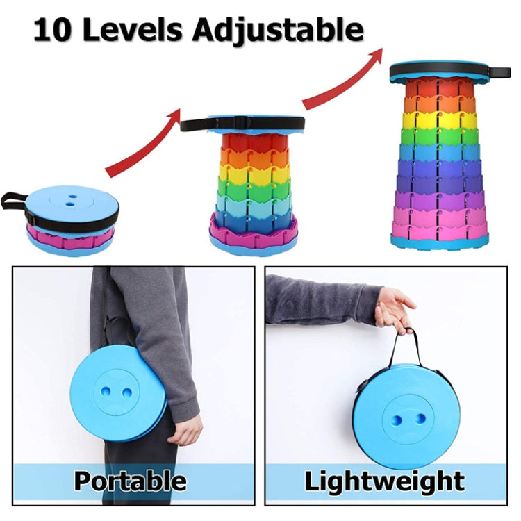 Outdoor Folding Telescopic Stool Portable Fishing Chair