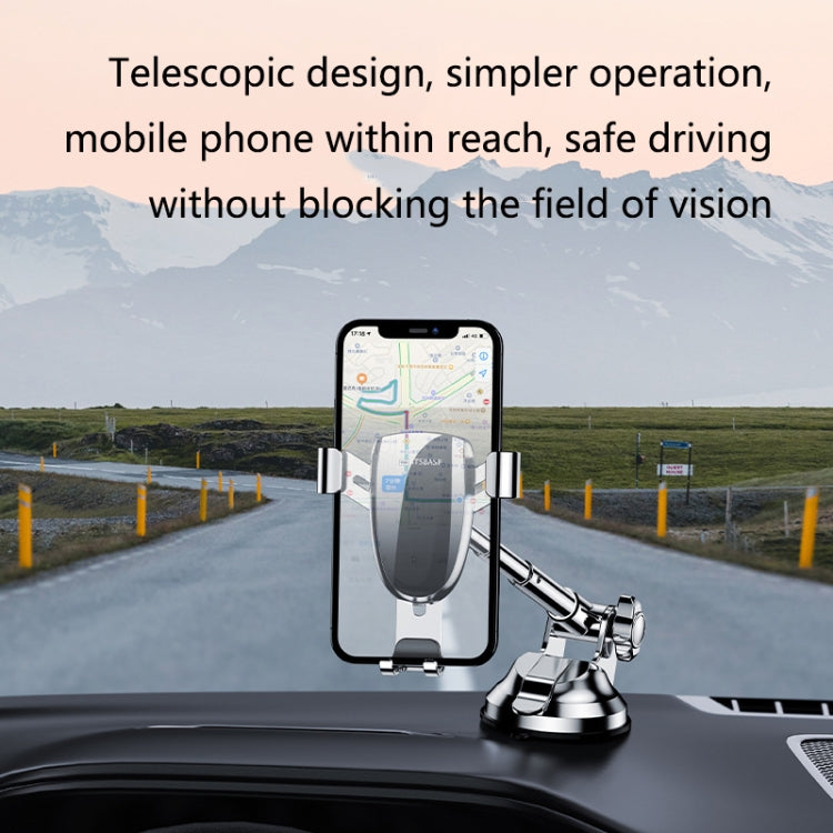 OATSBASF 03513 Phone Car Magnetic Telescopic Bracket Suction Cup Type Navigation Mobile Phone Bracket