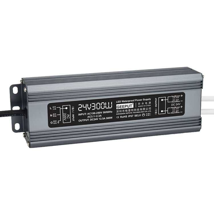 GEEPUT 220V To 24V LED Waterproof Power Supply Switch Transformer
