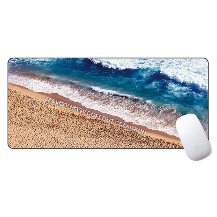 AM-DM01 Rubber Protect The Wrist Anti-Slip Office Study Mouse Pad, 300x700x3mm, 300x700x4mm