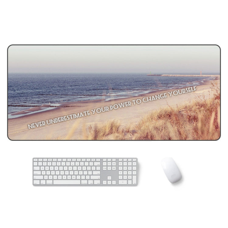 AM-DM01 Rubber Protect The Wrist Anti-Slip Office Study Mouse Pad, 300x700x5mm, 300x800x3mm