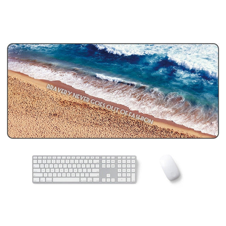 AM-DM01 Rubber Protect The Wrist Anti-Slip Office Study Mouse Pad, 300x800x4mm, 300x800x5mm