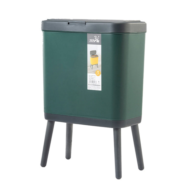 VitunHOO TG3450 Long Legs Trash Can Household Trash Can With Lid