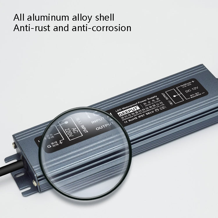 GEEPUT 220V Turn 12V LED Waterproof Power Supply Transformer