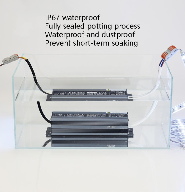 GEEPUT 220V Turn 12V LED Waterproof Power Supply Transformer