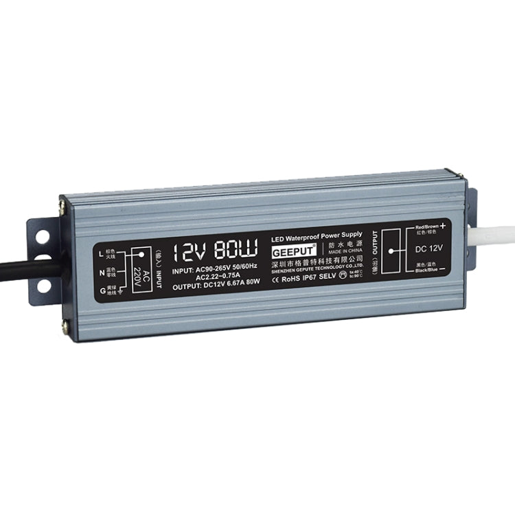GEEPUT 220V Turn 12V LED Waterproof Power Supply Transformer