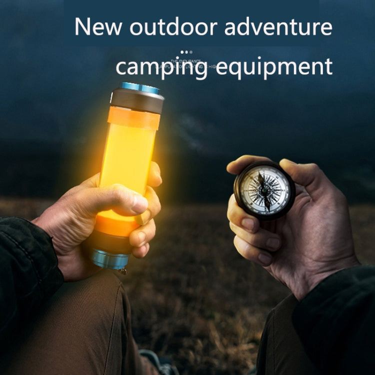 Outdoor LED Camping Light Multi-Function Emergency IP68 Waterproof Flashlight with Mosquito Repellent / Warning Function