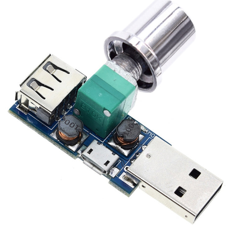 2 PCS HW-602 USB Fan Governor Wind Speed Controller Air Volume Regulator Cooling Mute Multifunction Noise Reduction Switch Module
