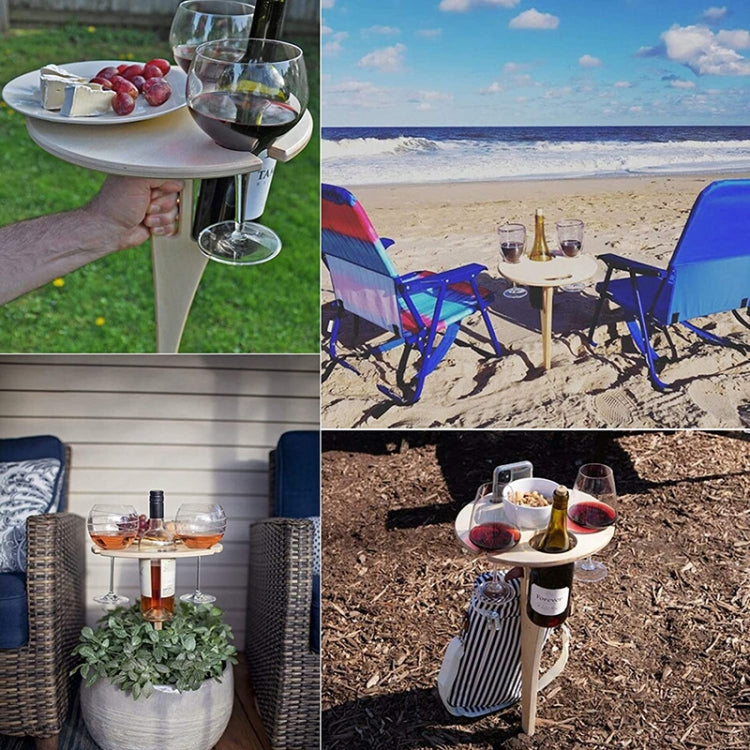 Outdoor Portable Folding Wine Table Outdoor Beach Table