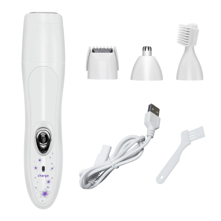 Electric 4 In 1 Epilator Ladies Household Multi-Function Water Washing Shaver