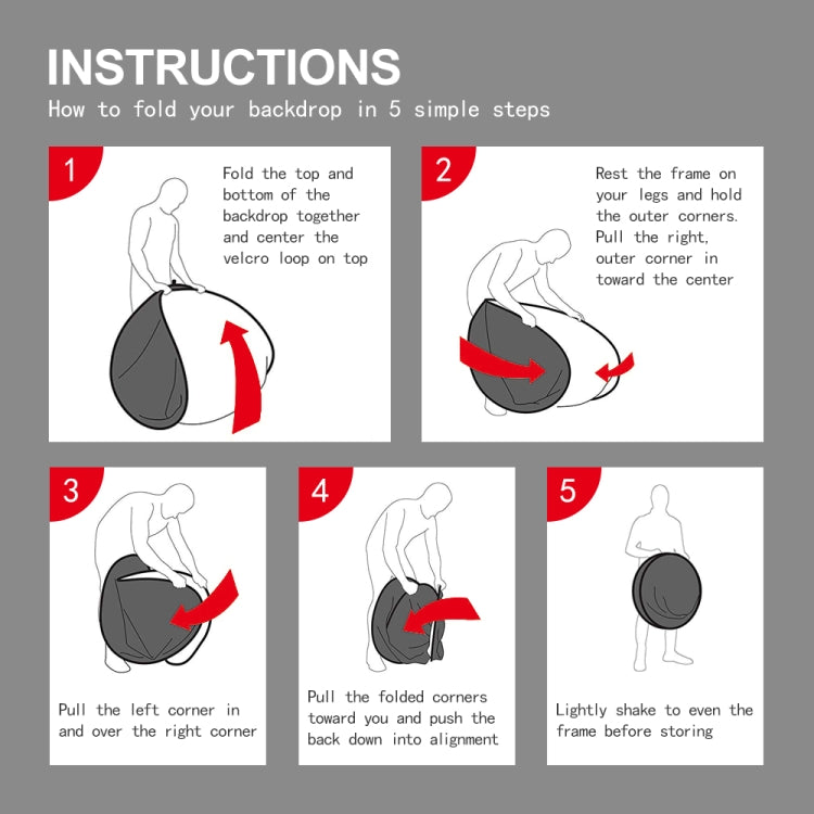 90 x 120cm 5-in-1 Silver / Soft / Gold / White / Black Folding Photo Studio Reflector Board