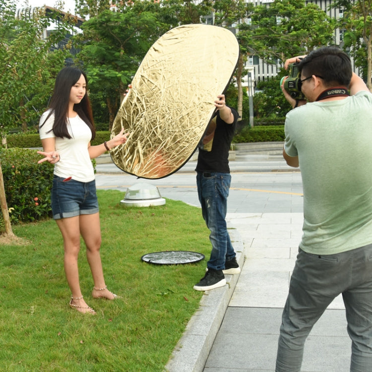 90 x 120cm 5-in-1 Silver / Soft / Gold / White / Black Folding Photo Studio Reflector Board