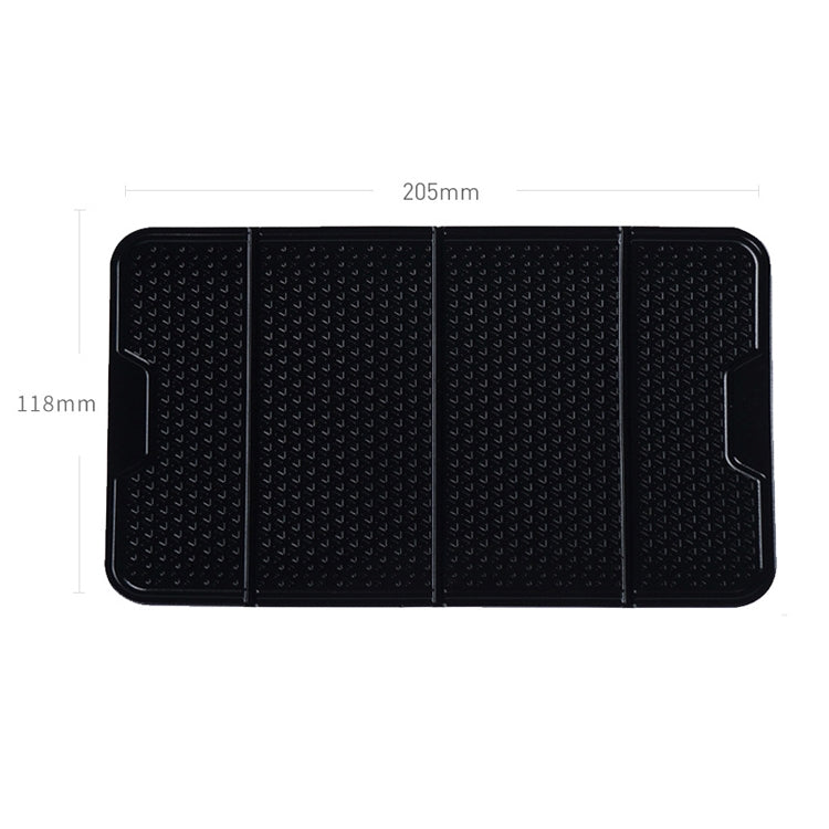 2 PCS R-1337 Multifunctional Folding Bracket Car Center Console Adhesive Bracket Mobile Phone Anti-Slip Mat Storage Mat