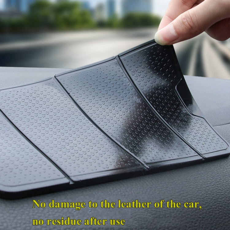 2 PCS R-1337 Multifunctional Folding Bracket Car Center Console Adhesive Bracket Mobile Phone Anti-Slip Mat Storage Mat