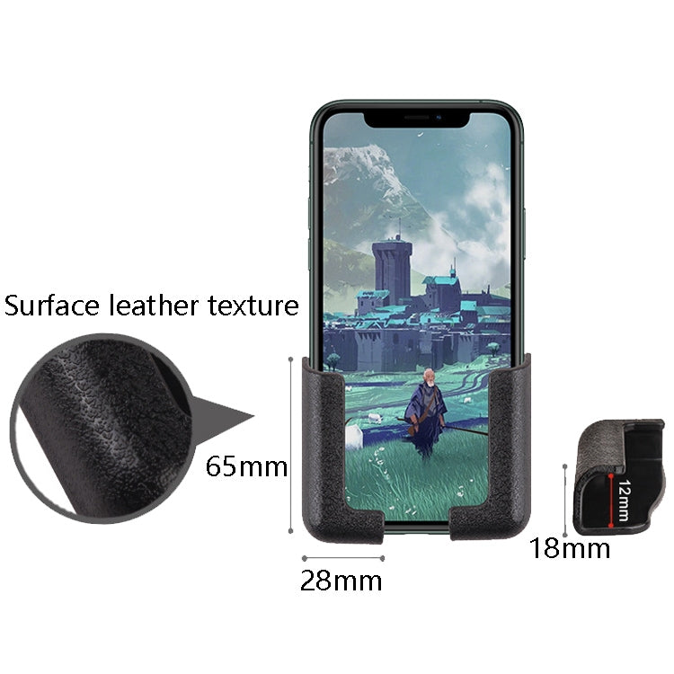 1pair Car Driving Control Unit Paste Mobile Phone Holder Adjustable Width Vehicle Navigation Stand