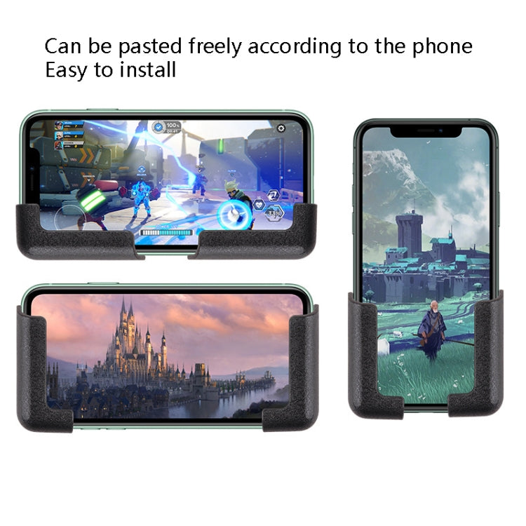 1pair Car Driving Control Unit Paste Mobile Phone Holder Adjustable Width Vehicle Navigation Stand