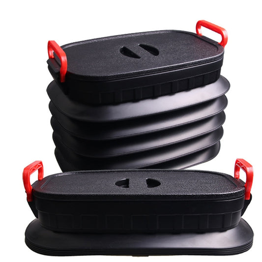 18L Folding Trash Can Telescopic Storage Box Storage Bucket Folding Water Bucket