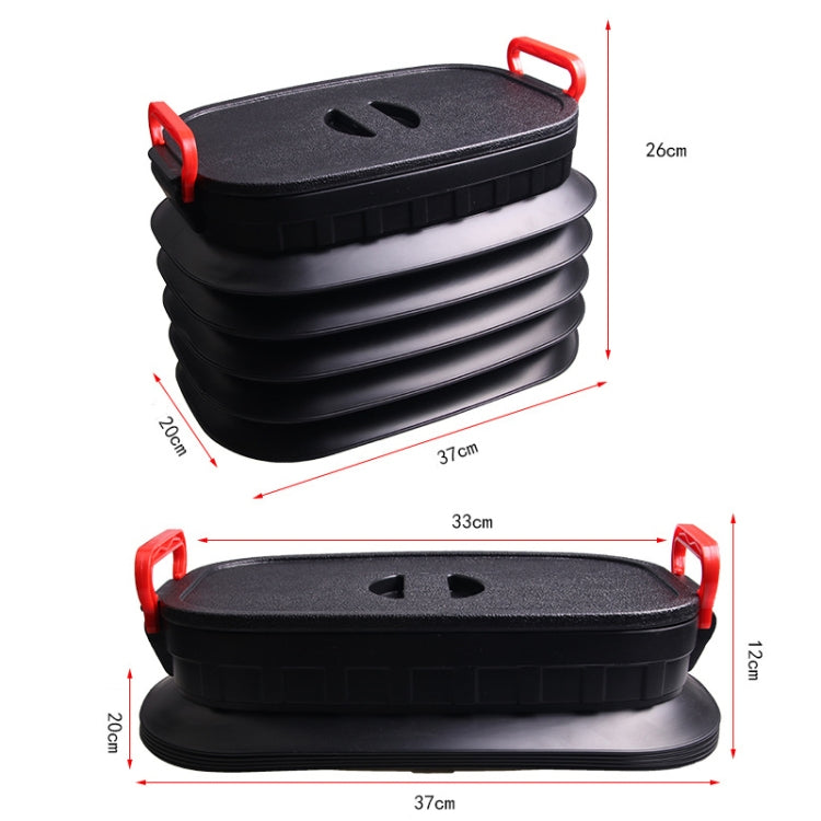 18L Folding Trash Can Telescopic Storage Box Storage Bucket Folding Water Bucket