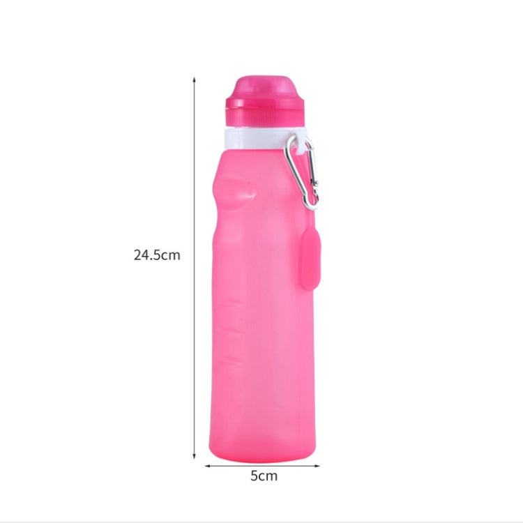 XC-282 600ml Silicone Folding Cup Out Camping Cycling Sports Kettle