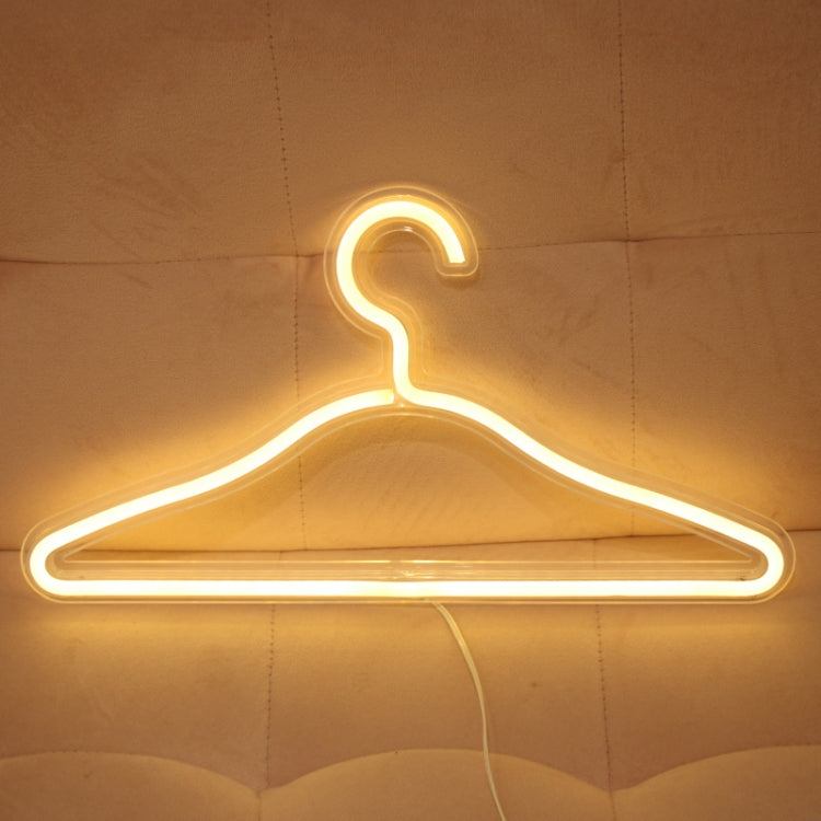HS-20002 LED Coat Hanger Neon Light Room Decoration Lantern Holiday Light