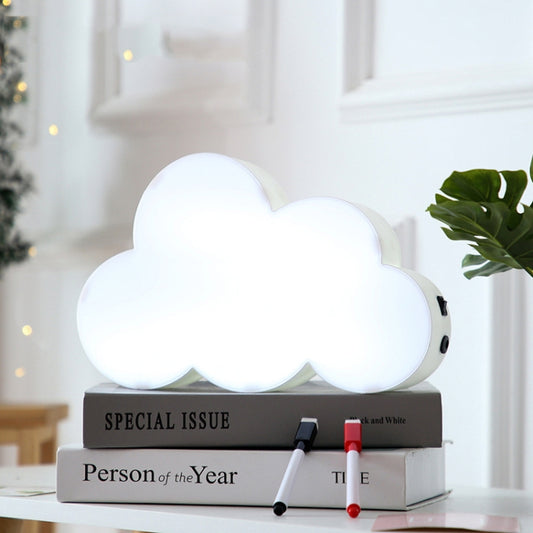 HS-007 LED Letter DIY Cloud Erasable Message Board Confession Lamp