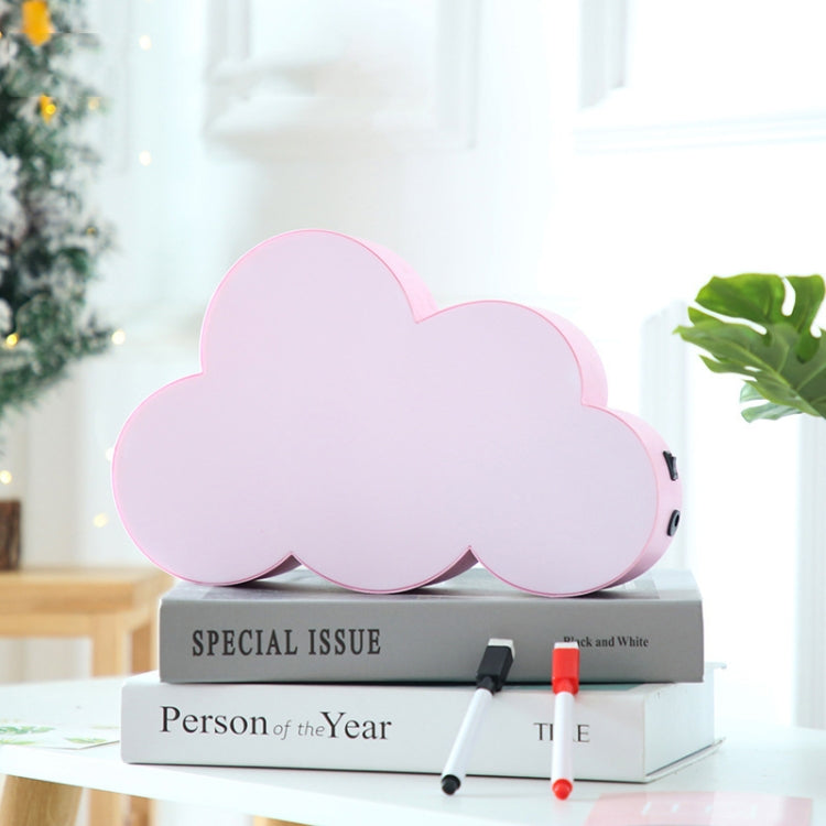 HS-007 LED Letter DIY Cloud Erasable Message Board Confession Lamp