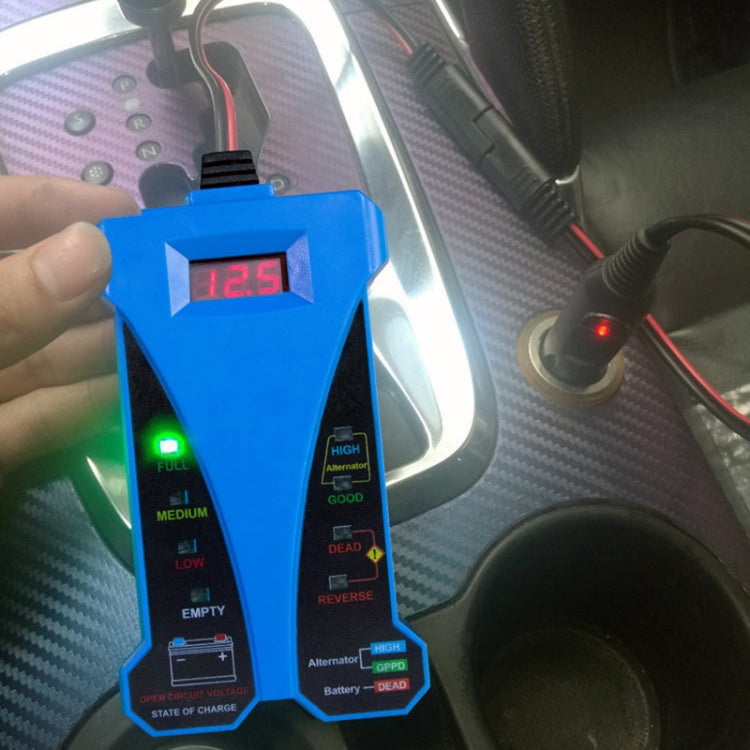 805A 12V Three-In-One Battery Tester Digital Display Tester