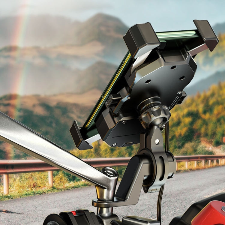 Motorcycle Bicycle Fixed Navigation Bracket Electric Car Takeaway Mobile Phone Holder