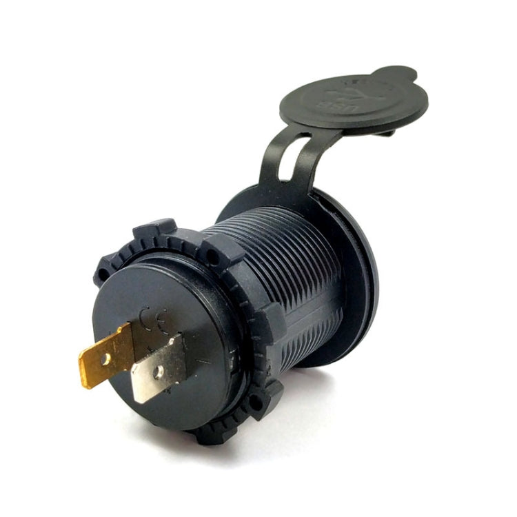 Car Motorcycle Ship Modified USB Charger 5V 3.1A With Blue LED Lamp Display Waterproof And Dustproof Car Charger