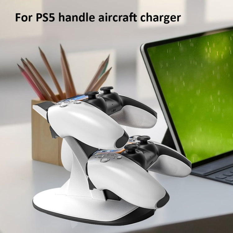 IPLAY HBP-314 Wireless Bluetooth Handle Two-Seater Charger For PS5