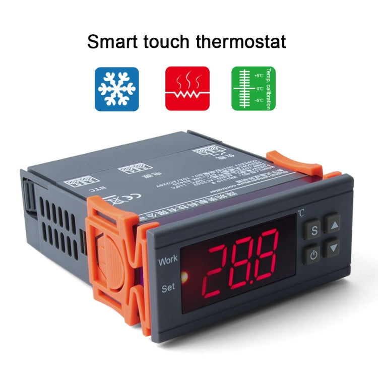 MH-1210W Digital LCD Temperature Controller Thermocouple Thermostat Regulator with Sensor Termometer, Temperature Range: -50 to 110 Degrees Celsius