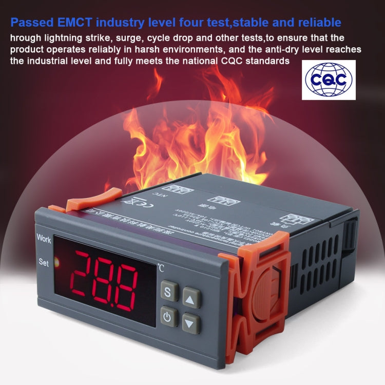 MH-1210W Digital LCD Temperature Controller Thermocouple Thermostat Regulator with Sensor Termometer, Temperature Range: -50 to 110 Degrees Celsius