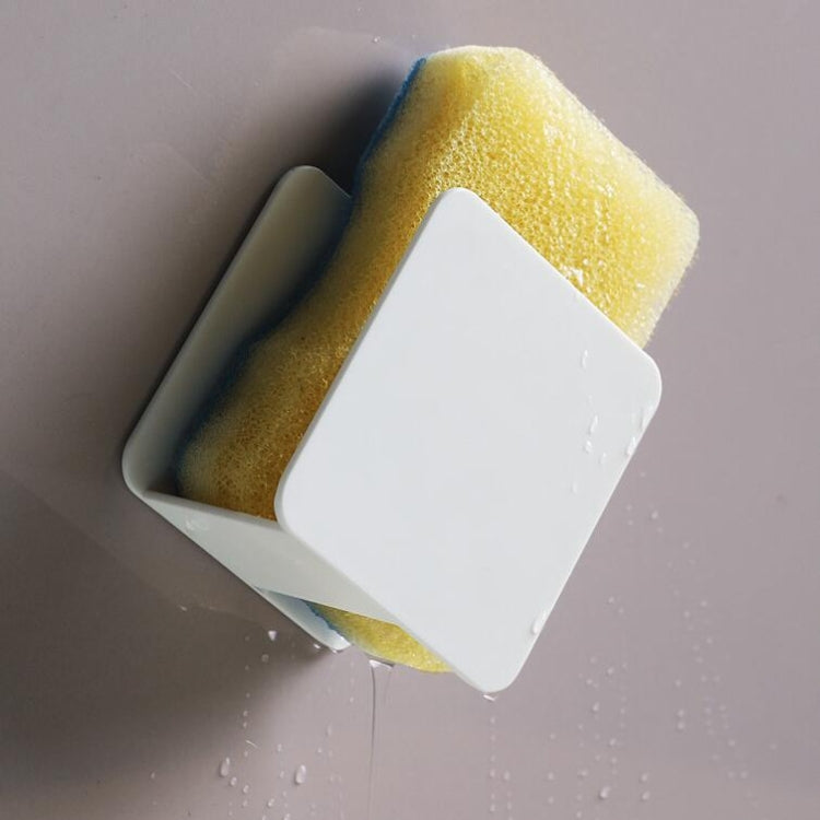 Kitchen Sink Sponge Rack Wall-mounted Scouring Pad Drain Rack