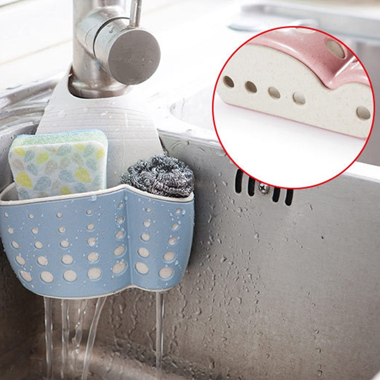 Kitchen Sponge Drain Holder Wheat Fiber Storage Rack Basket Wash Cloth Toilet Soap Shelf Organizer