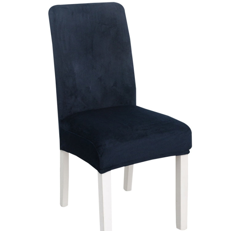 Simple Soft High Elastic Thickening Velvet Semi-Interior Chair Cover Hotel Chair Cover