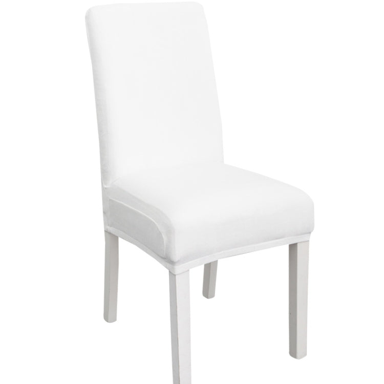 Simple Soft High Elastic Thickening Velvet Semi-Interior Chair Cover Hotel Chair Cover